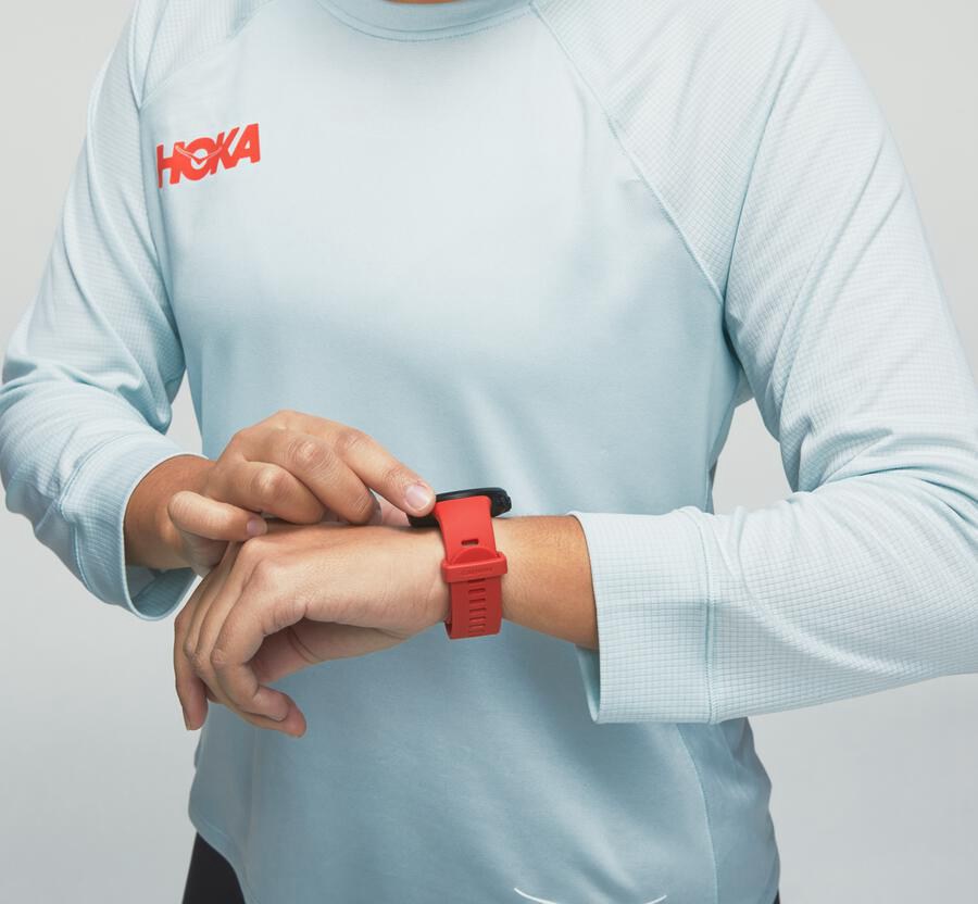 Hoka One One Top Damske Modre - Performance 3/4 Sleeve - 15790-IUJP